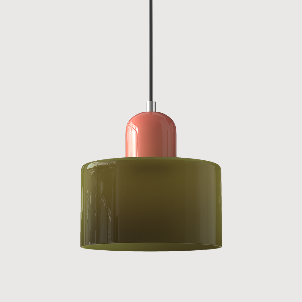 Niora – Cylindrical Glass Pendant Light - Image 25