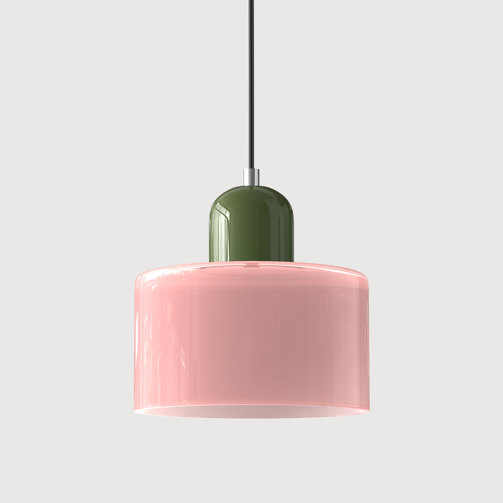 Niora – Cylindrical Glass Pendant Light - Image 2