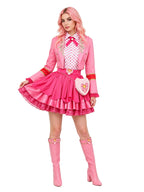 Kids Adults 5 Piece Pink Princess Academy Costume - Image 10