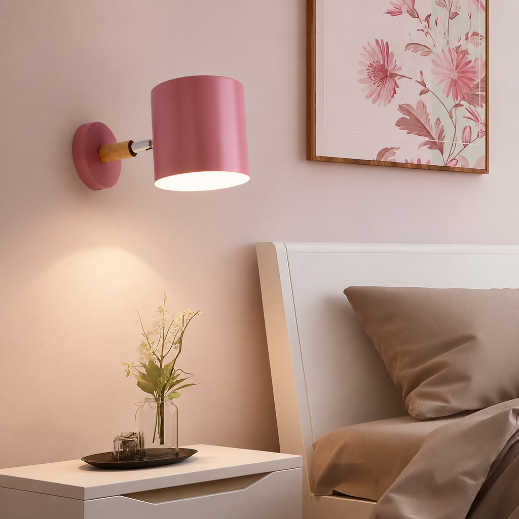 Adjustable Scandinavian Pastel Wall Light