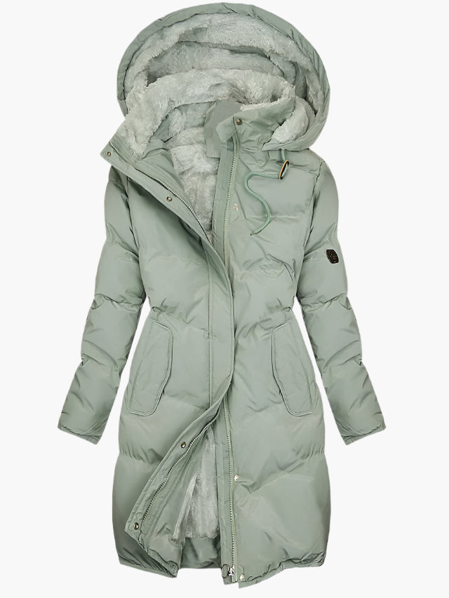 Women’s Long Parka Hooded Winter Coat for Winter