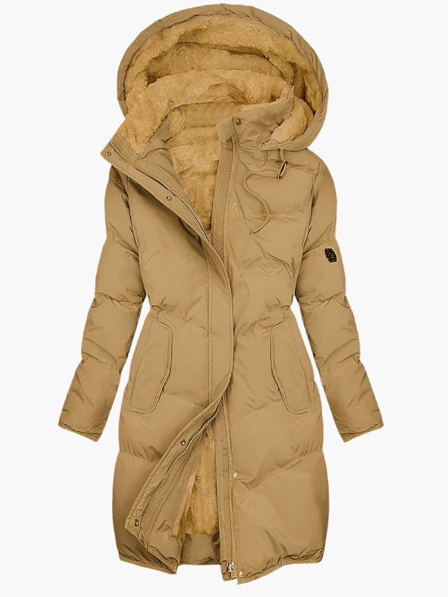 Women’s Long Parka Hooded Winter Coat for Winter