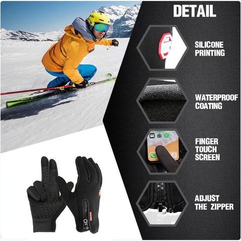 Thermal Winter Gloves Insulated Grip Gloves for Cold Weather - Image 7