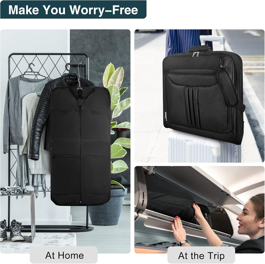 Carry-On Foldable Garment Bag Waterproof Suit Organizer for Travel - Image 5