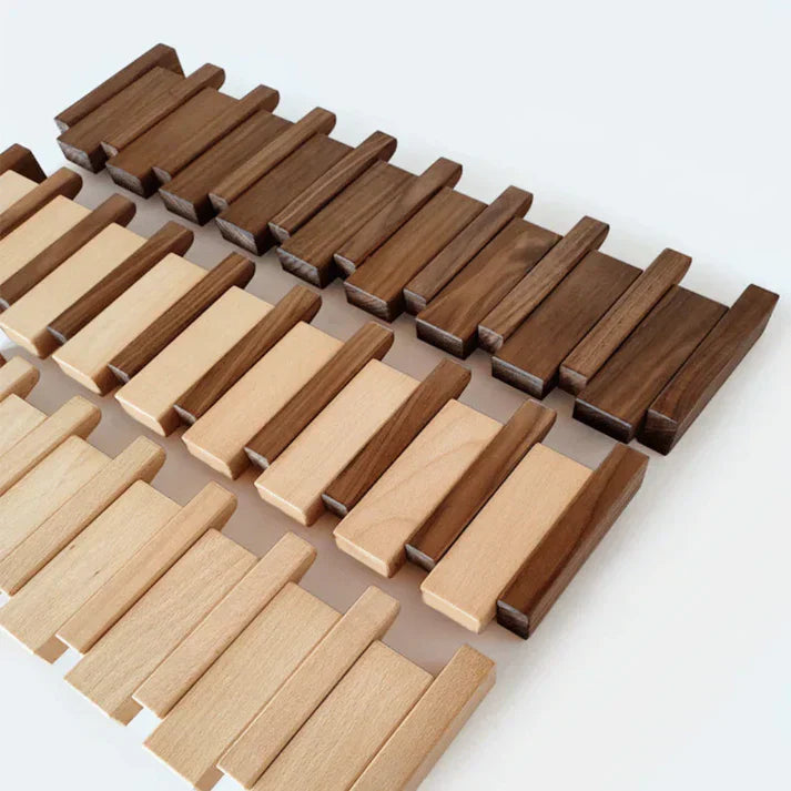 Nubil Wooden Coat Rack – Wall-Mounted Piano Style Hanger - Image 5