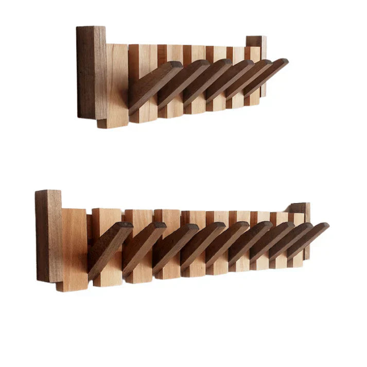 Nubil Wooden Coat Rack – Wall-Mounted Piano Style Hanger - Image 8