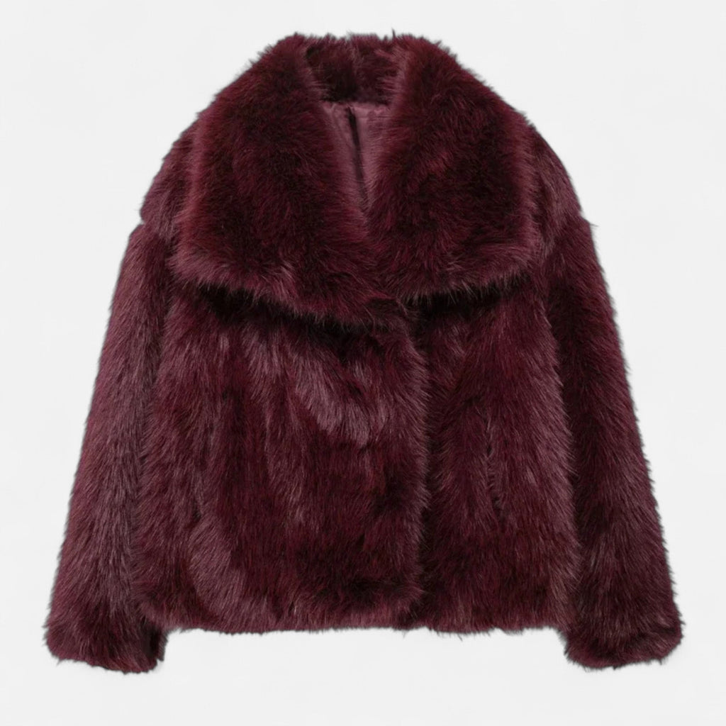 Women’s Elegance Fluffy Fur Winter Coat - Ideal for Both Casual and Formal Looks