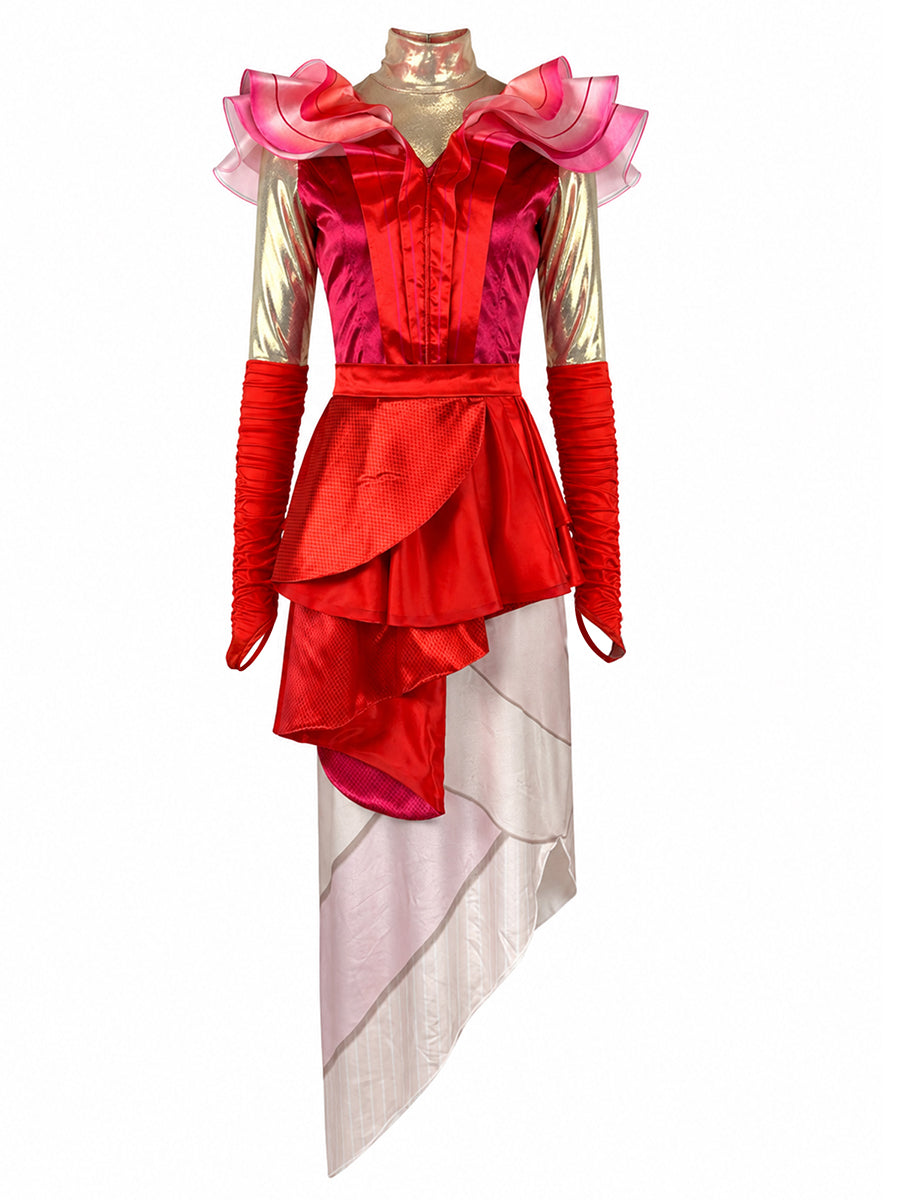 Women Girls Cosplay Costume Red Queen - Image 12
