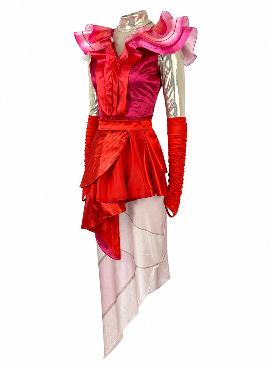 Women Girls Cosplay Costume Red Queen - Image 14