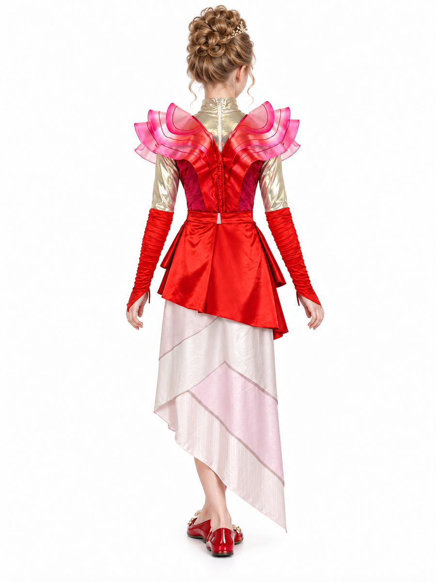 Women Girls Cosplay Costume Red Queen - Image 2