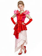 Women Girls Cosplay Costume Red Queen - Image 4