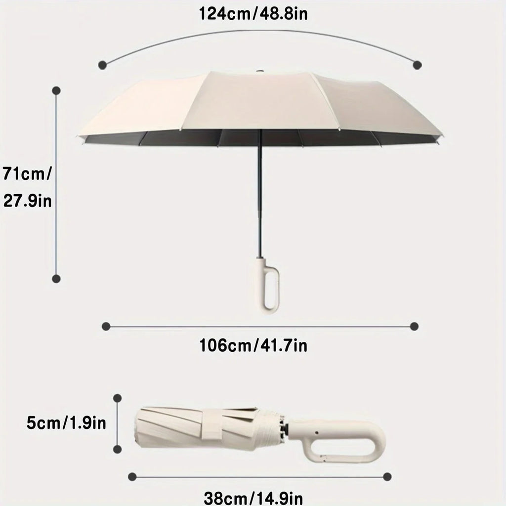 Folding Pocket Umbrella Windproof UV Protection - Image 7
