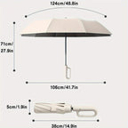 Folding Pocket Umbrella Windproof UV Protection - Image 7
