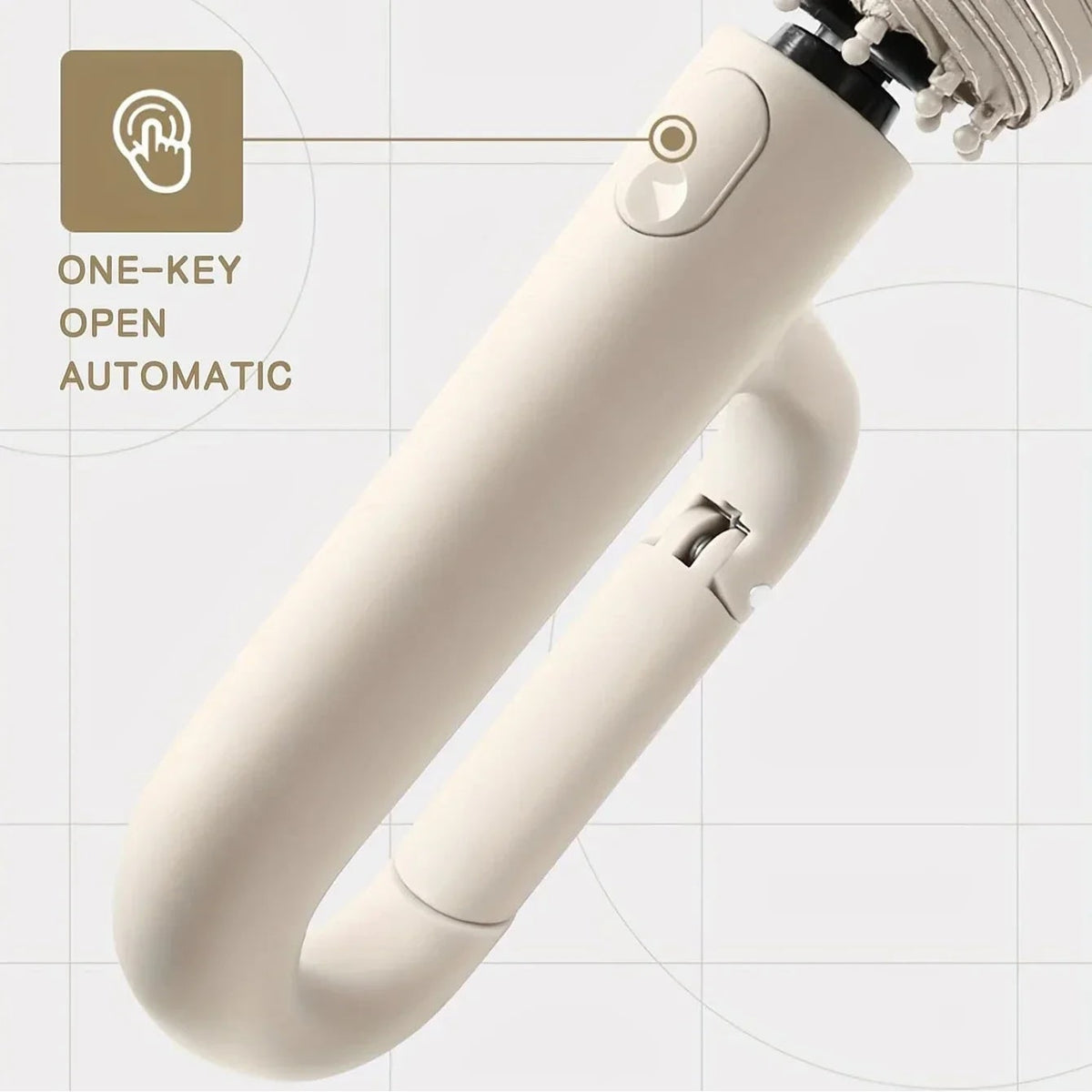 Folding Pocket Umbrella Windproof UV Protection - Image 9