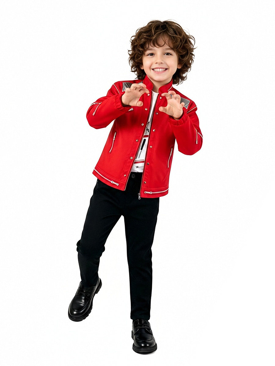 Kids Adult 3 Piece Pop King Costume - Image 5