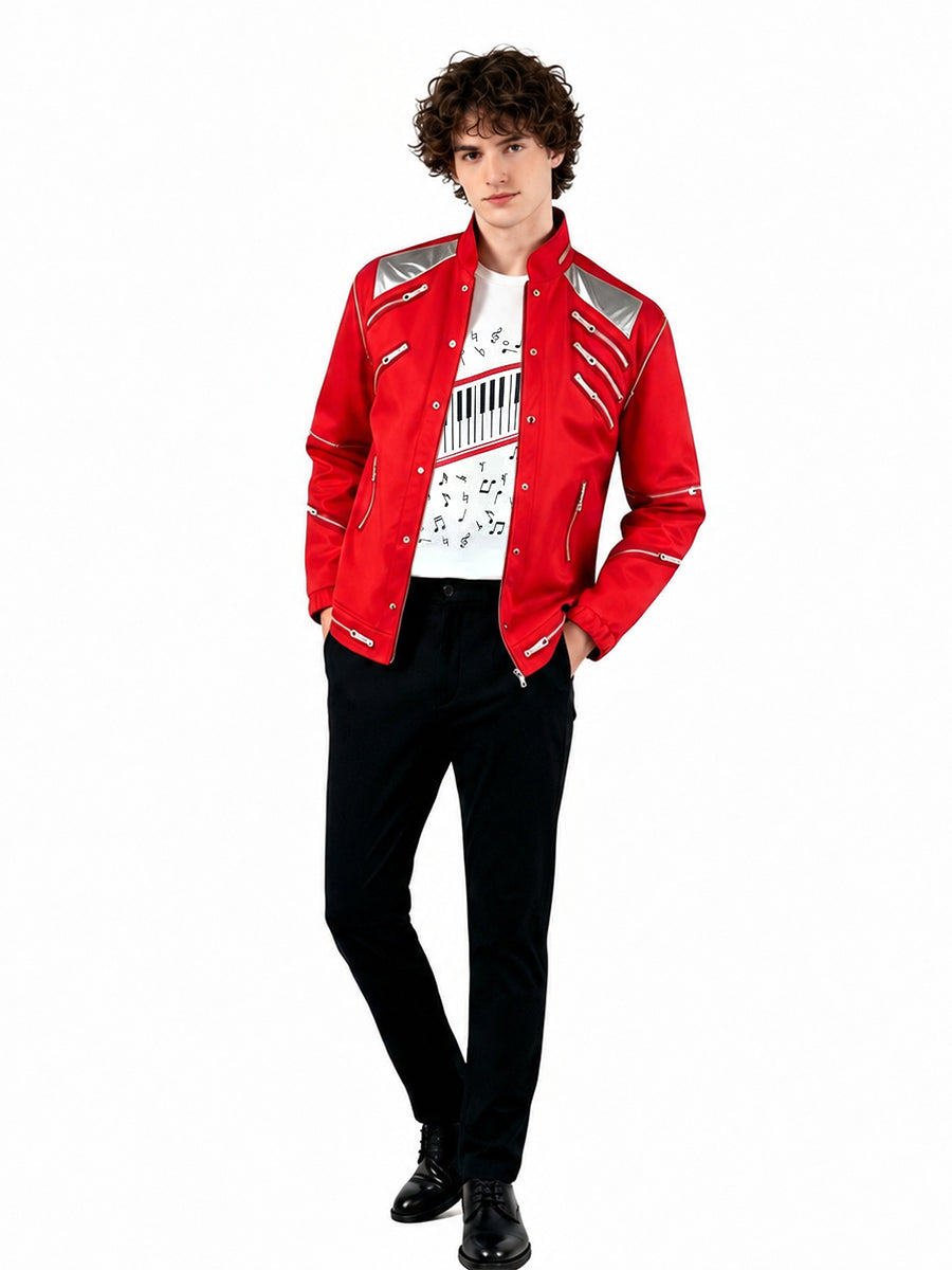 Kids Adult 3 Piece Pop King Costume - Image 7