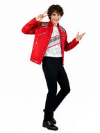 Kids Adult 3 Piece Pop King Costume - Image 8