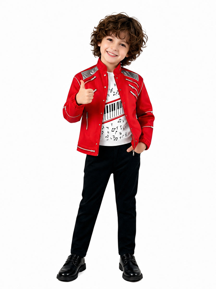 Kids Adult 3 Piece Pop King Costume