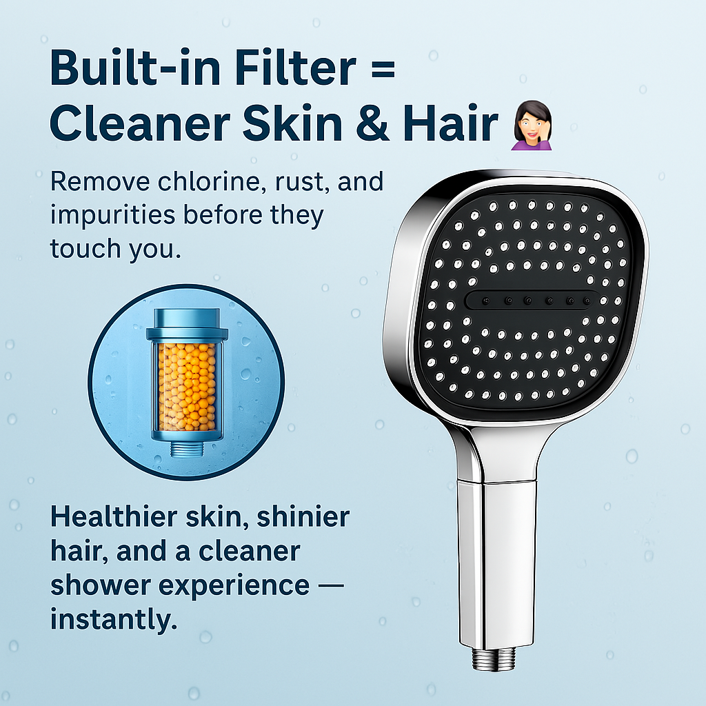 Filtered High Pressure Shower Head - Image 5