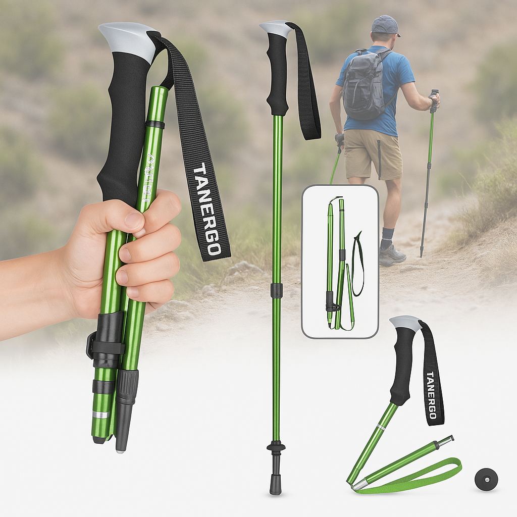 Lightweight Hiking Poles and Foldable Walking Support - Image 7