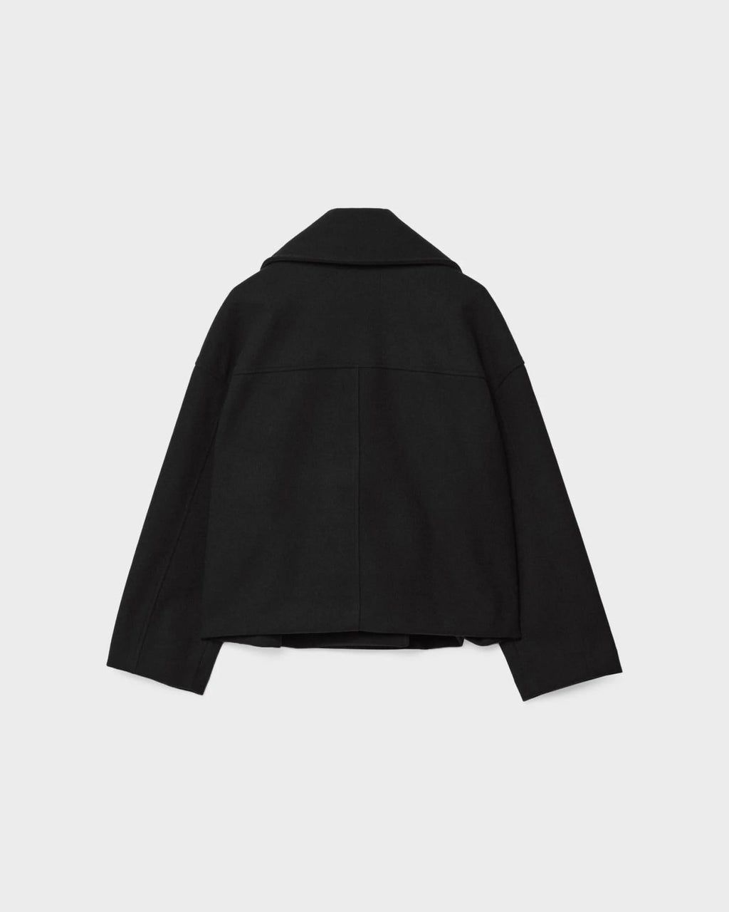 Veste chaude flatteuse à larges revers pour l’hiver pour femme