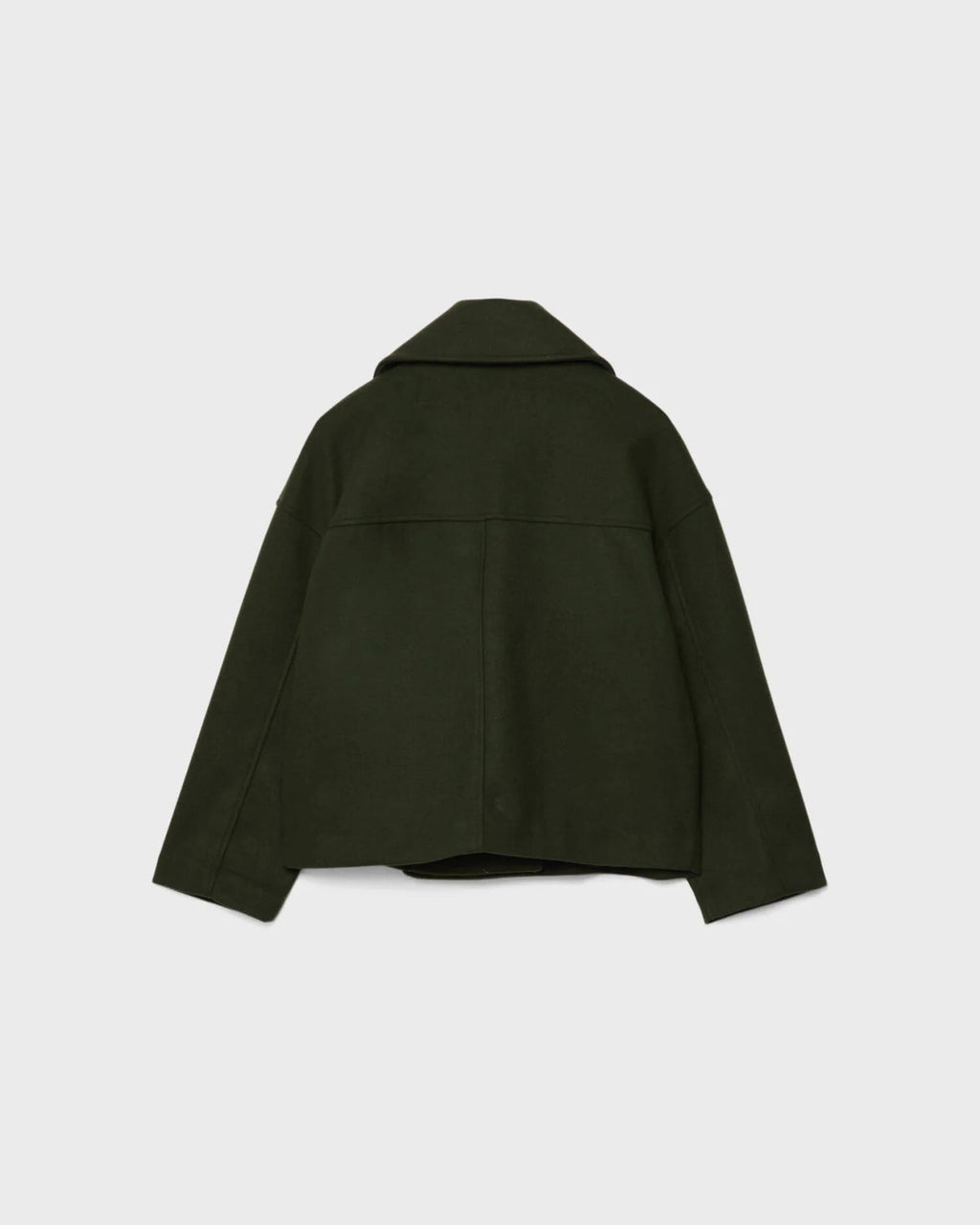 Veste chaude flatteuse à larges revers pour l’hiver pour femme