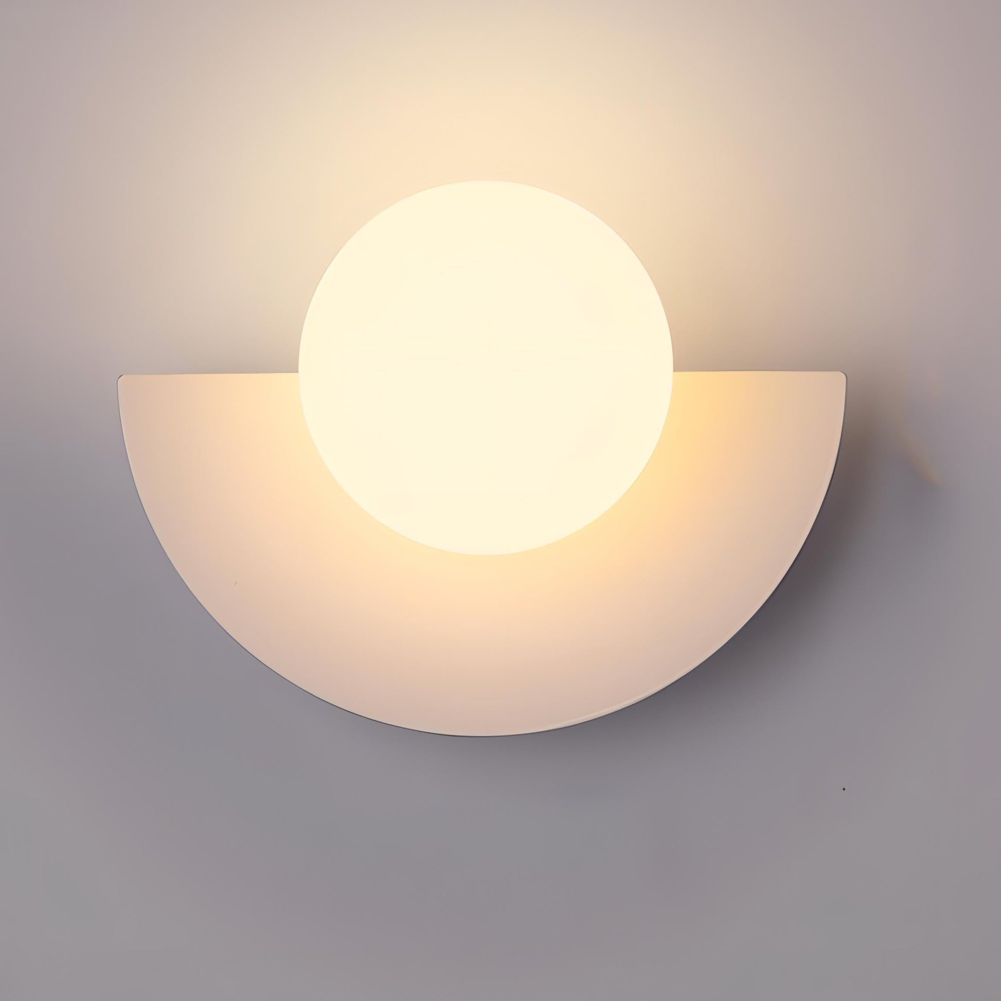 Naorena – Semicircle Wall Light With Round Shade - Image 6