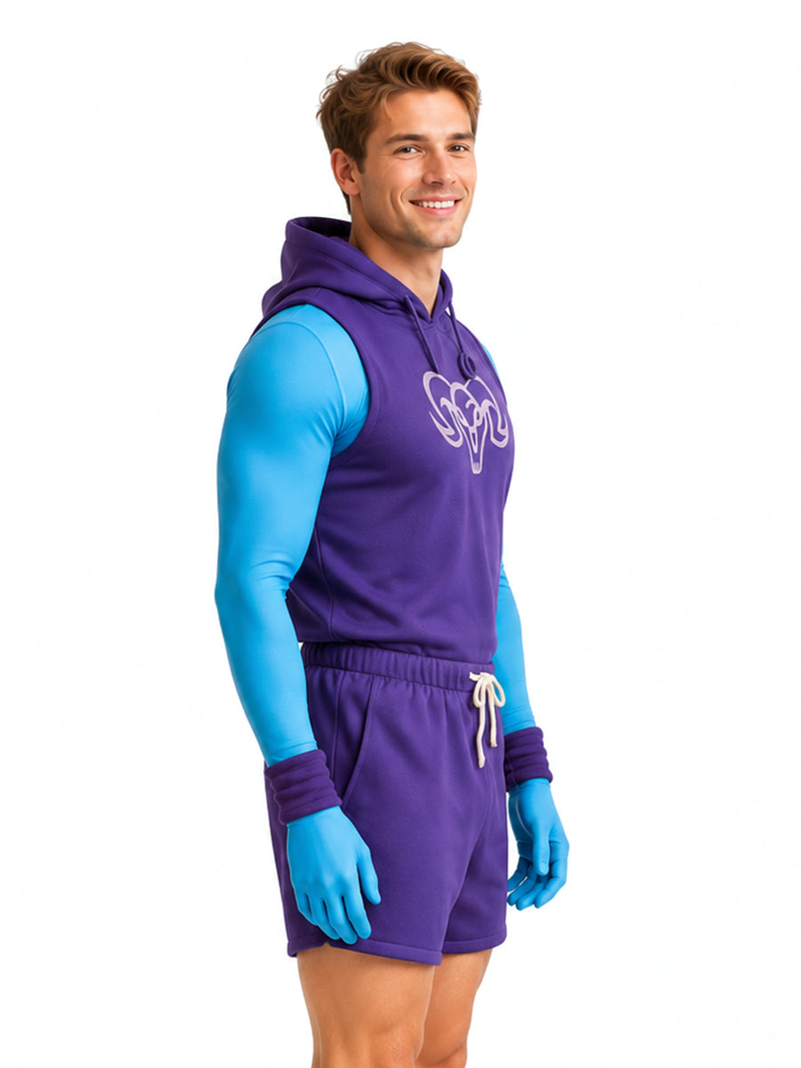 Men Cosplay Costume Skull Villain - Image 2