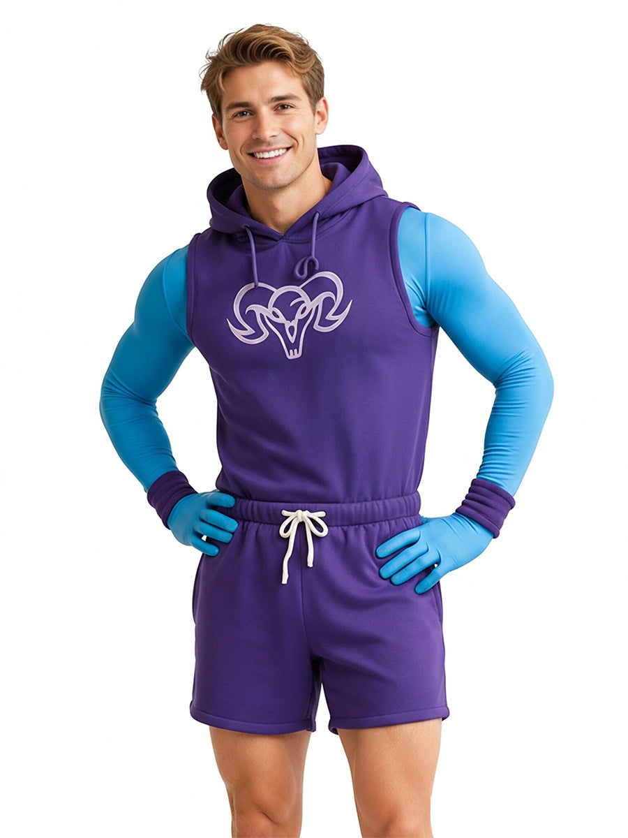 Men Cosplay Costume Skull Villain - Image 4