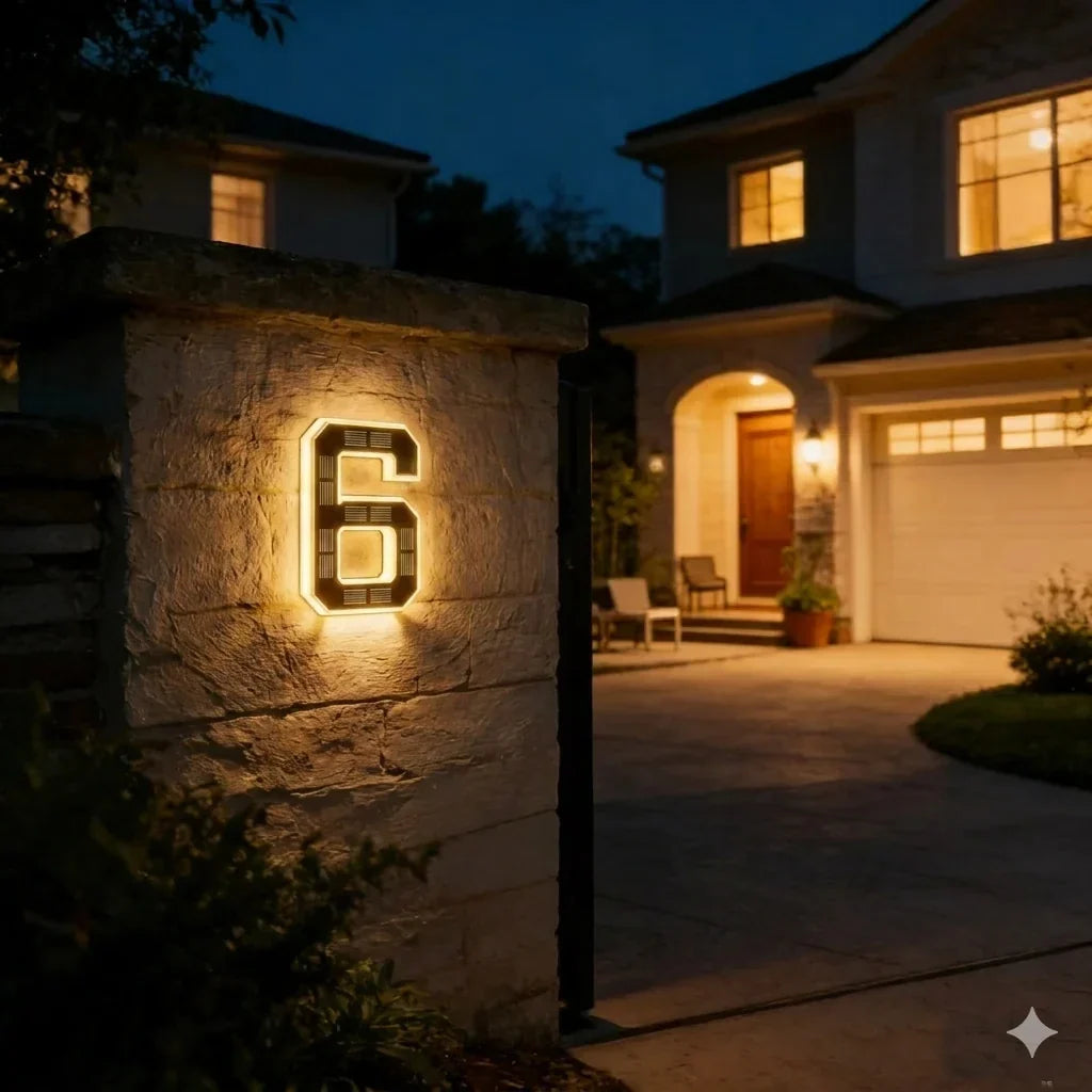 Solar House Numbers Automatic LED Backlighting - Image 11