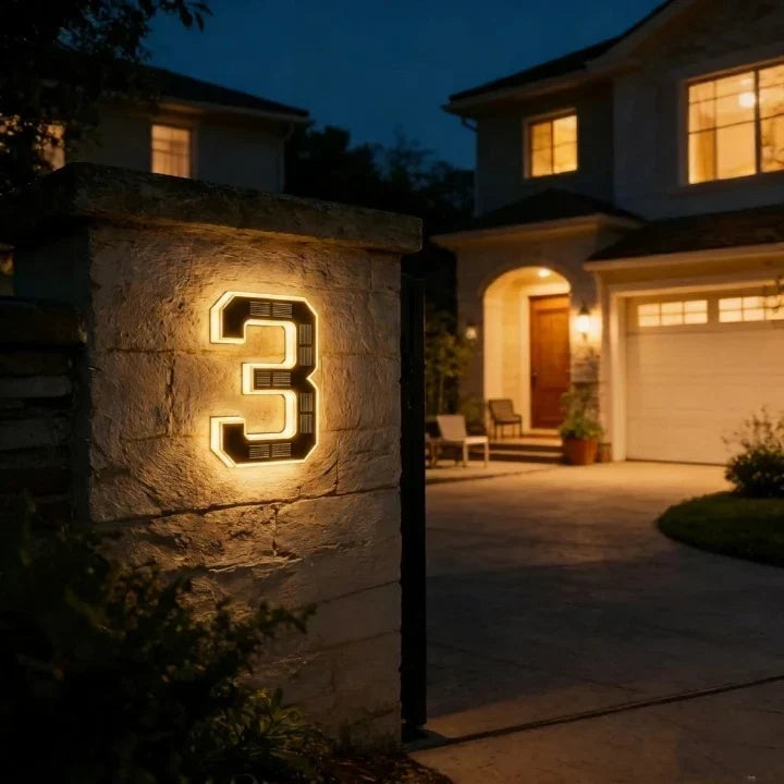 Solar House Numbers Automatic LED Backlighting - Image 7