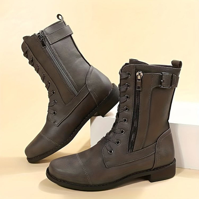 Women’s Supportive Side Zip Ankle Comfort Boots