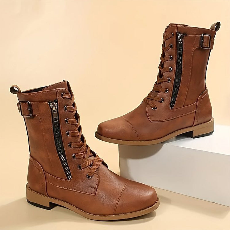 Women’s Supportive Side Zip Ankle Comfort Boots
