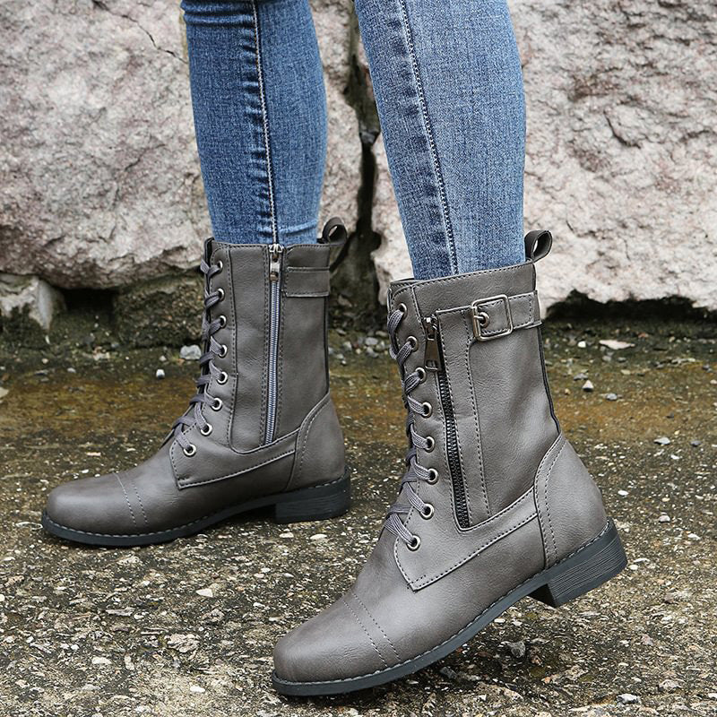 Women’s Supportive Side Zip Ankle Comfort Boots