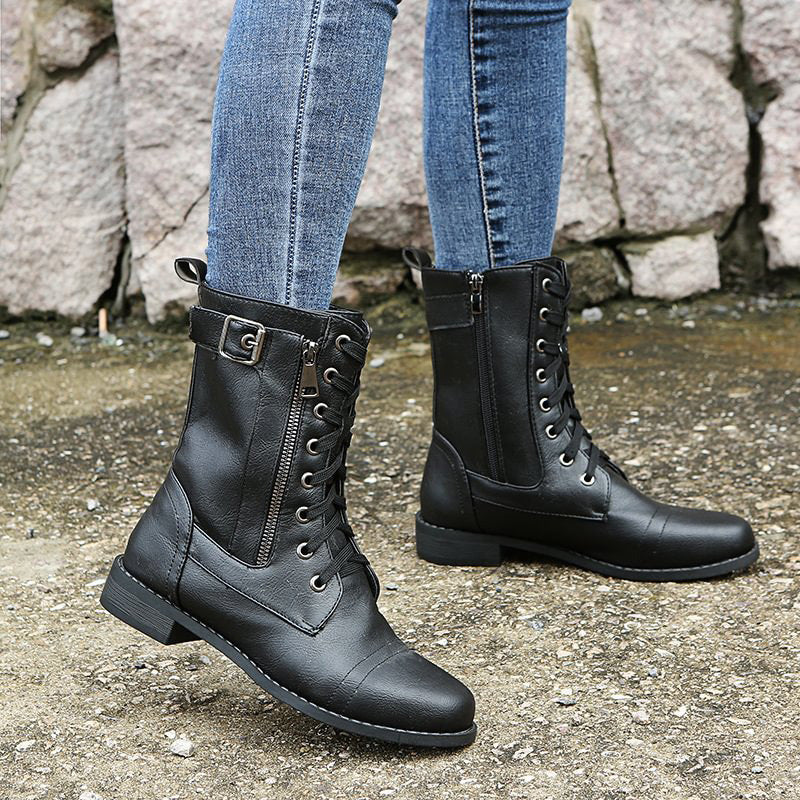 Women’s Supportive Side Zip Ankle Comfort Boots