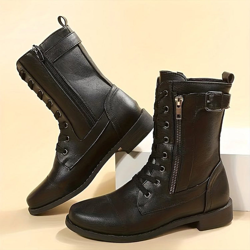 Women’s Supportive Side Zip Ankle Comfort Boots