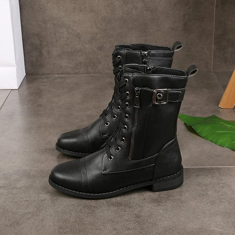 Women’s Supportive Side Zip Ankle Comfort Boots