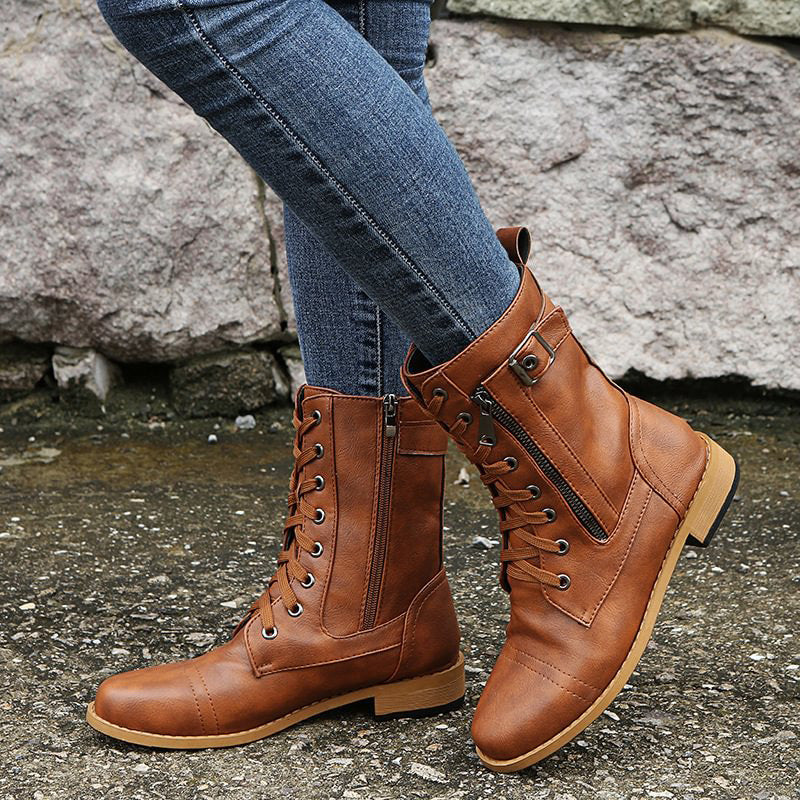 Women’s Supportive Side Zip Ankle Comfort Boots