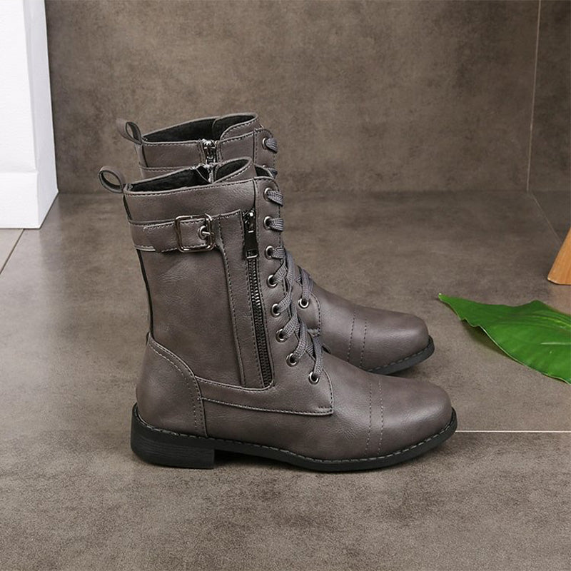 Women’s Supportive Side Zip Ankle Comfort Boots
