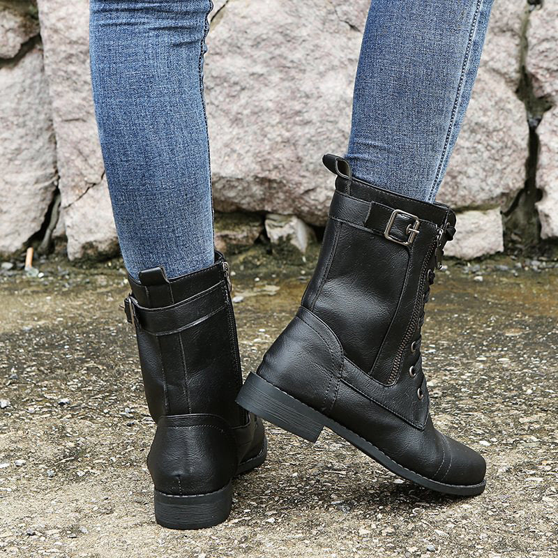 Women’s Supportive Side Zip Ankle Comfort Boots