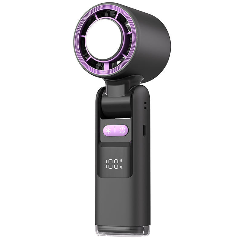 Portable Neck Fan Rechargeable Handheld Mini Ice Cooling Personal Fan - Image 9