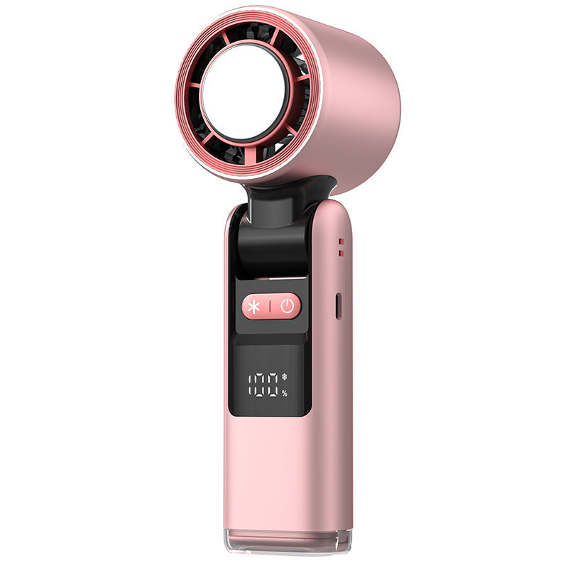 Portable Neck Fan Rechargeable Handheld Mini Ice Cooling Personal Fan - Image 10
