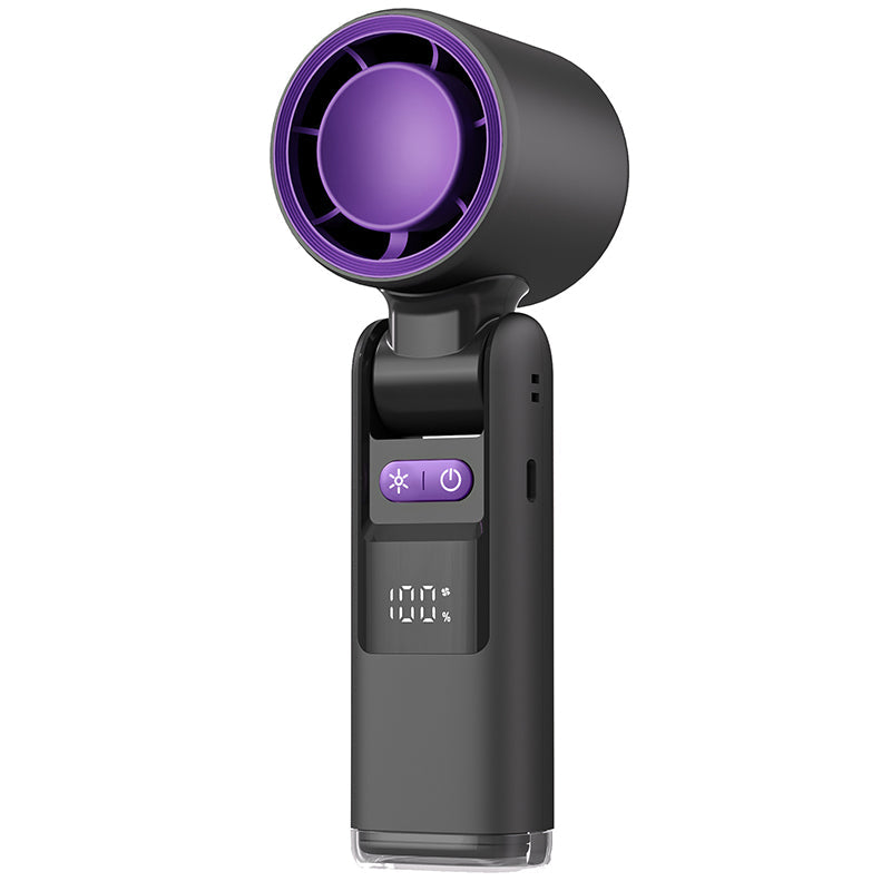 Portable Neck Fan Rechargeable Handheld Mini Ice Cooling Personal Fan - Image 12