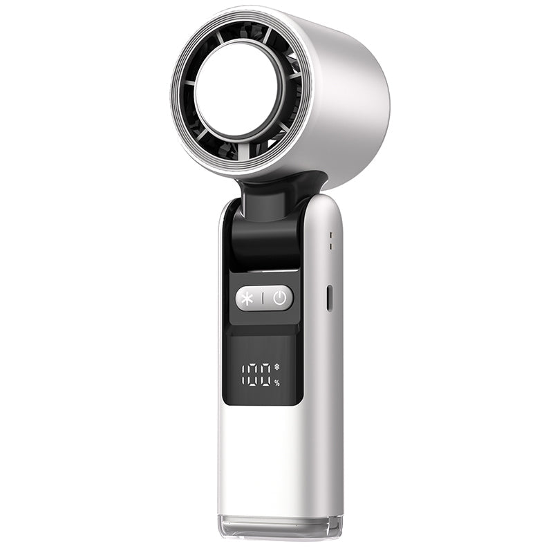 Portable Neck Fan Rechargeable Handheld Mini Ice Cooling Personal Fan - Image 11