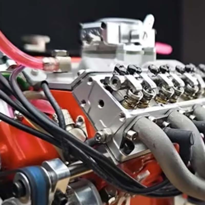 CNC Metal Mini V8 OHV Engine Model Kit Gas Powered - Image 10