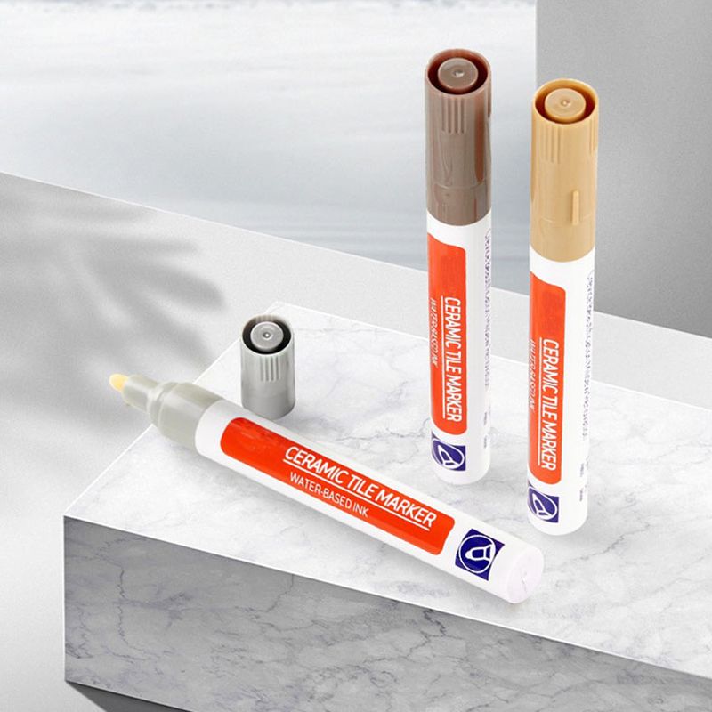 Grout Pen White Waterproof Grout Restorer Tile Marker - Image 3