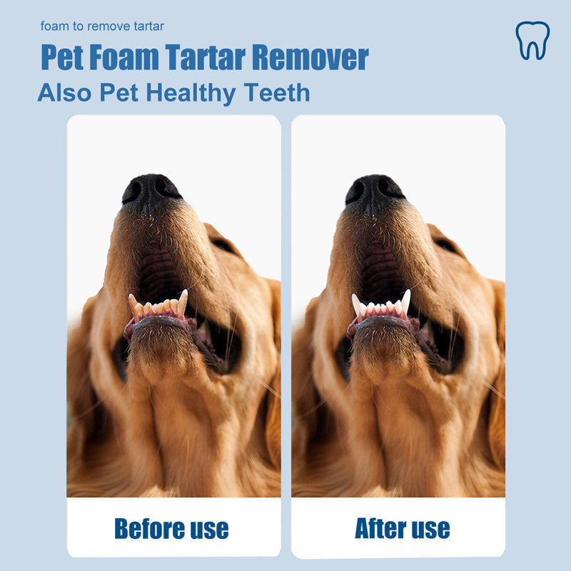 Dog Dental Foam No Brush Tartar Plaque Remover Bad Breath Treatment - Image 5