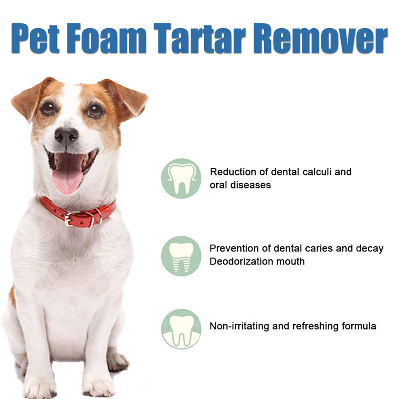 Dog Dental Foam No Brush Tartar Plaque Remover Bad Breath Treatment - Image 4