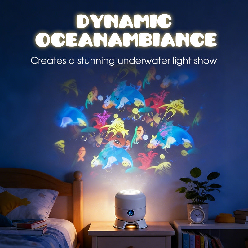 Ocean Wave Projector Light Rotating LED Night Light Bedroom Ceiling - Image 3