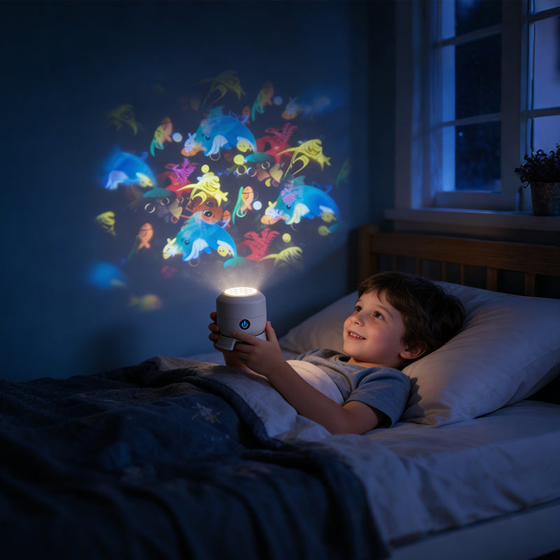 Ocean Wave Projector Light Rotating LED Night Light Bedroom Ceiling - Image 8